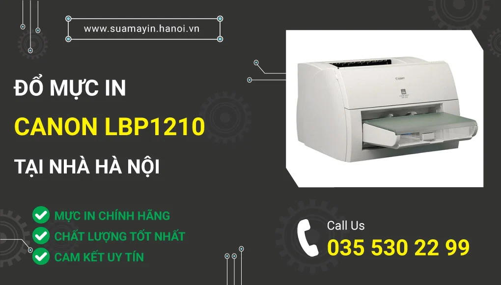 Đổ mực máy in Canon LBP1210