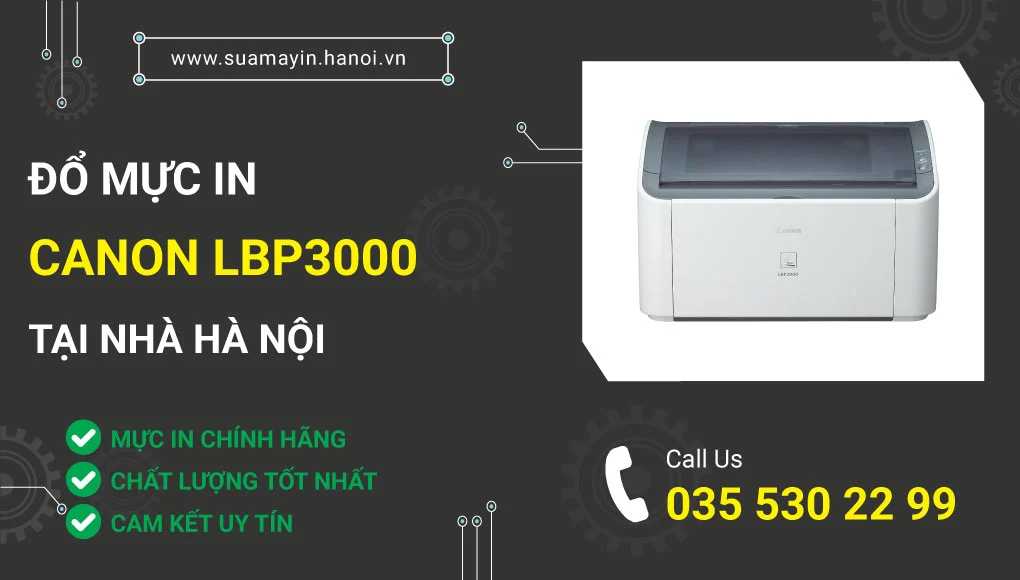 Đổ mực máy in Canon LBP3000