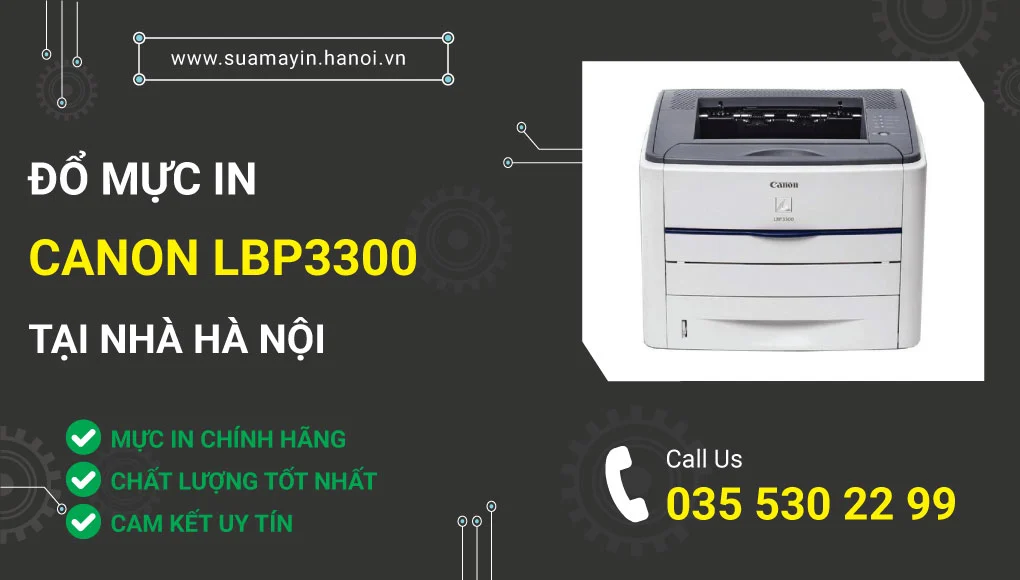 Đổ mực máy in Canon LBP3300