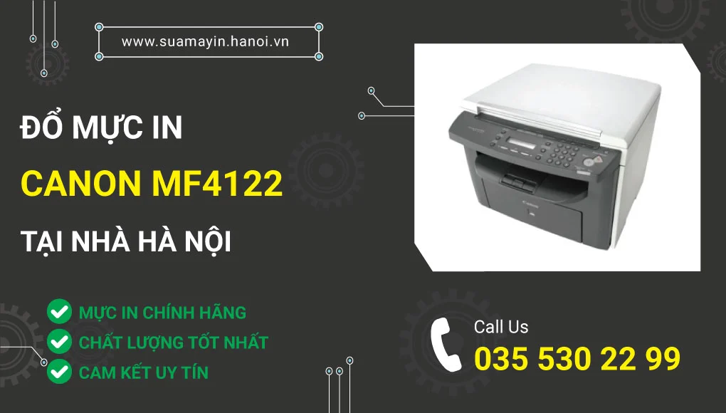 Đổ mực máy in Canon MF4122