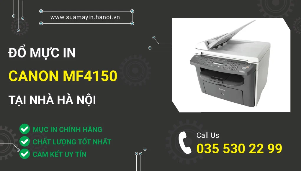 Đổ mực máy in Canon MF4150