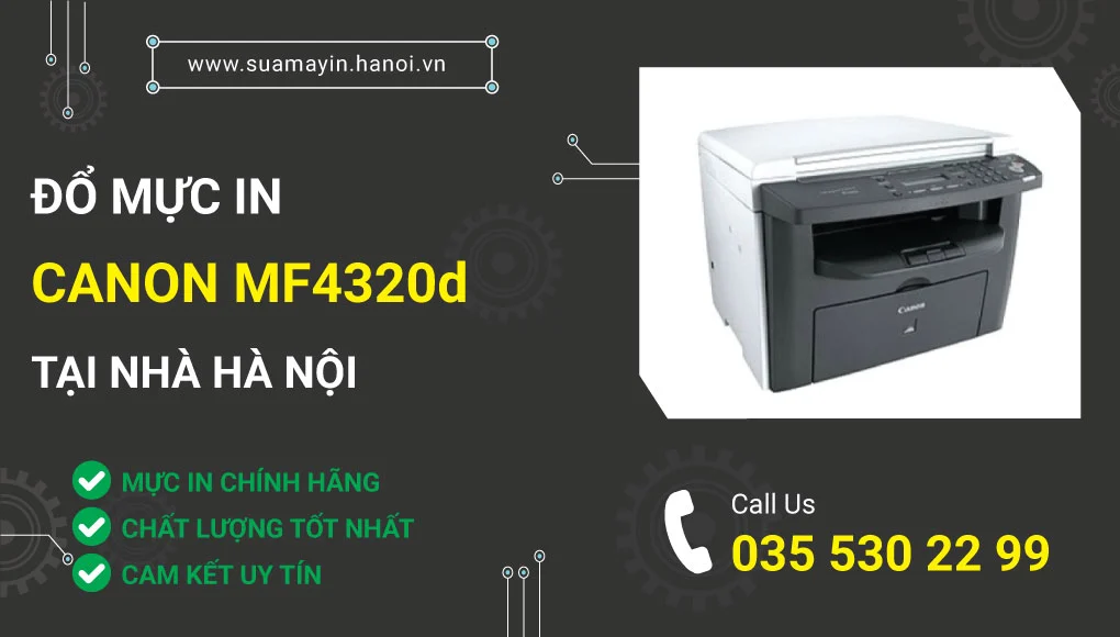 Đổ mực máy in Canon MF4320d