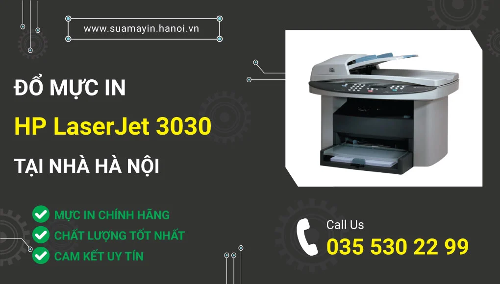 Đổ mực máy in HP LaserJet 3030
