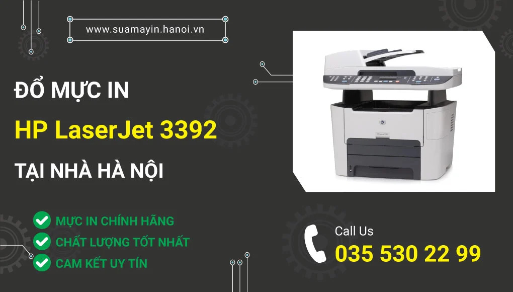 Đổ mực máy in HP LaserJet 3392